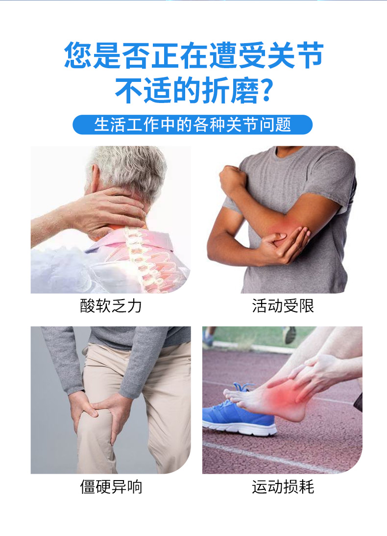 頸肩腰腿關節部位不適